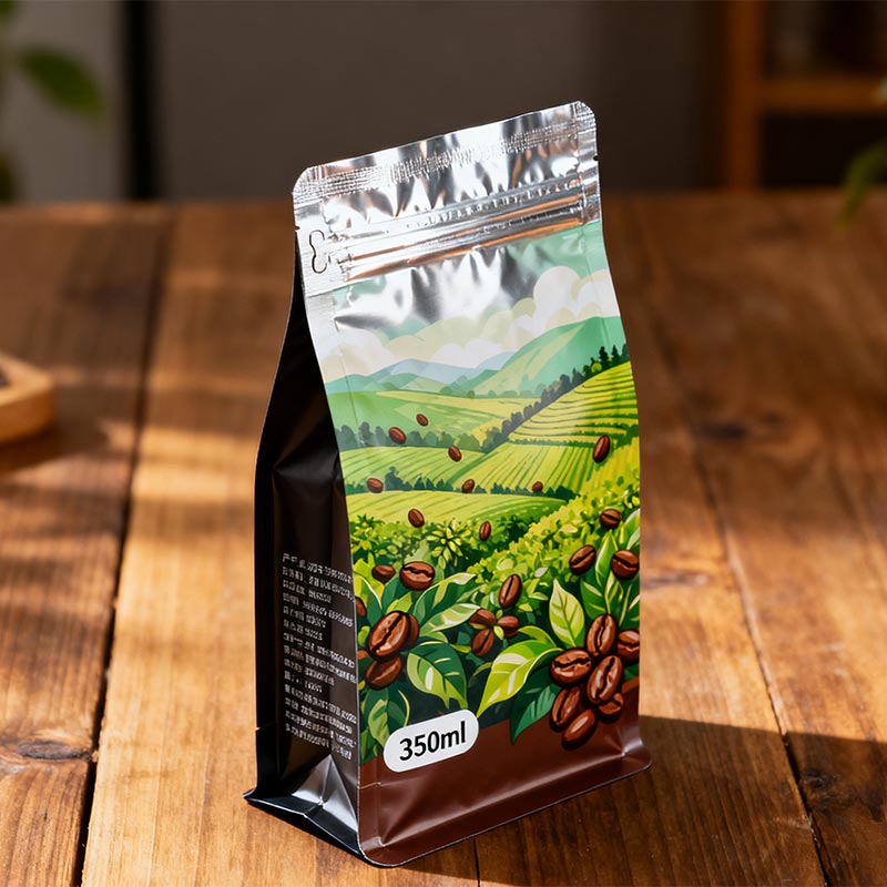 Túi nhựa đứng đựng cà phê